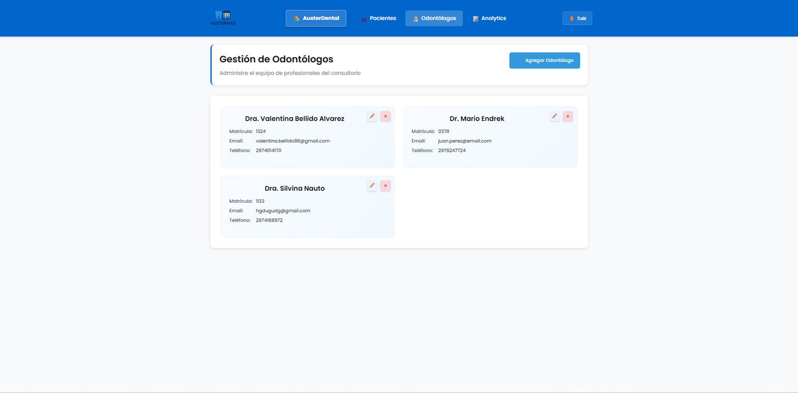 Gestión de Pacientes